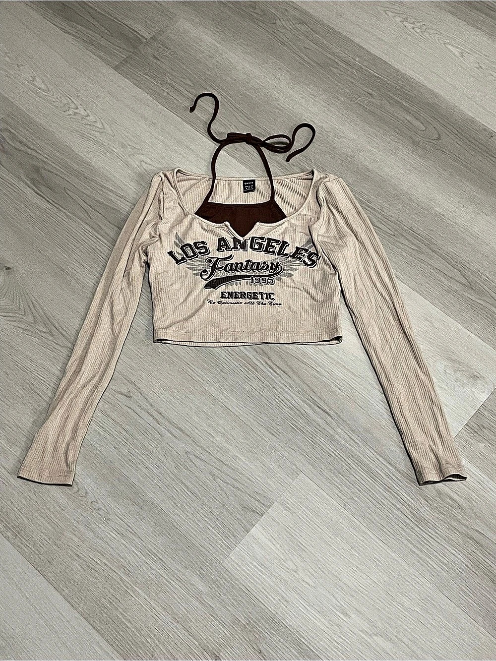 Graphic Tie Back Tee